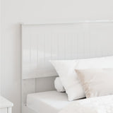 Headboard Gloss White Engineered wood 888456
