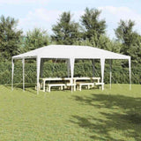 Party Tent White 600 x 400 x 266 cm Polyethylene and Steel 42003429