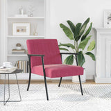 Armchair Wine Red 59 x 75 x 78 cm Velvet 42017684