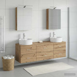 Bathroom Furniture Set 5 pcs Artisan Oak 3406878