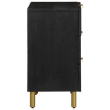 Bedside Cabinet Black 50x33x62 cm Engineered Wood 4017657