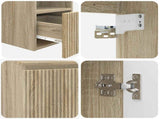 Bathroom Cabinet Set 3 pcs Sonoma Oak 49.5 x 41 x 64.5 cm 3405629