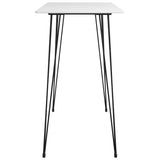 ZNTS 5 Piece Bar Set White and Black 3057409