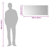 LED Bathroom Mirror 100x40 cm 151753