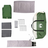 Family Tent with Rainfly Water-resistant 18-Person Green 42042234