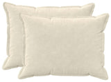 Throw Pillow 2 pcs HOUTEN Cream 80 x 80 cm Microfiber Fleece 936631