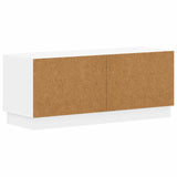 TV Cabinet White Engineered Wood 897335
