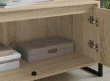 TV Cabinet Sonoma 140 x 36 x 49.5 cm Engineered Wood 886511