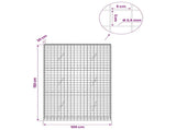 Gabion with 3.5 mm Wire and 5x5 cm Mesh 100x20x150 cm 3462164