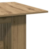 ZNTS Dining Table Artisan Oak 180x90x76 cm Engineered Wood 855845