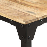 Dining Table 180x90x76 cm Rough Mango Wood 321975