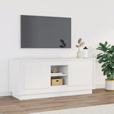 TV Cabinet White 102x35x45 cm Engineered Wood 819860