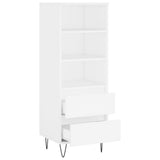 Highboard White 40x36x110 cm Engineered Wood 831508