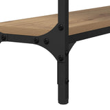 Console Table Artisan Oak 100 x 22.5 x 75 cm Engineered Wood 883504