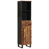 Bathroom Cabinet 38x33x160 cm Solid Wood Reclaimed 352000