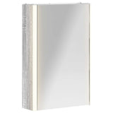 Bathroom Mirror Cabinet Grey Sonoma 33 x 11.5 x 50 cm 889220