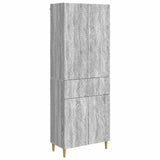 Cabinet Set 2 pcs Grey Sonoma Engineered Wood 3416751