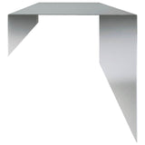 Garden Cover Profile 2 pcs 100 x 15 x 15 cm Galvanised Steel 8012972