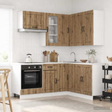 Kitchen Unit LUCCA 8 pcs Artisan Oak Engineered Wood 3438400