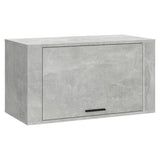 Wall-mounted Shoe Cabinet Concrete Grey 70x35x38 cm Engineered Wood 821016