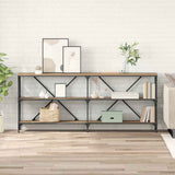 Console Table Artisan Oak 180 x 30 x 75 cm Engineered Wood 881906