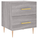 Bedside Cabinet Grey Sonoma 40x35x47.5 cm Engineered Wood 827288