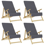 Beach Towels 4 pcs Anthracite 60x135 cm Fabric 400 GSM 3157054