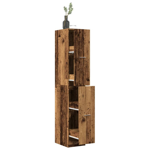 Apothecary Cabinet Old Wood 30x41x174.5 cm Engineered Wood 3309634