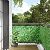 Balcony Privacy Screen Plant Look Green 600x120 cm PVC 4005519