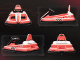 6V Electric Kids Bumper Car, 6V Spin Waltz Car, with Music, Horn, Lights - Pink T3398P348363