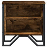 Bedside Cabinet Smoked Oak 2 pcs 40x30x40 cm Engineered Wood 848499