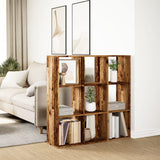 Room Divider Bookcase Old Wood 102x29x103,5 cm Engineered Wood 858046