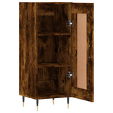 Sideboard Smoked Oak 34.5x34x90 cm Engineered Wood 830425
