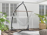 Hammock Chair Stand, Hanging Heavy Duty Metal Frame Hammock Stand with Chain, for Hanging Hammock T3398P314748