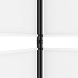 6-Panel Room Divider White 300x220 cm Fabric 350254