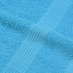 Sauna Towels 10 pcs Turquoise 80x200 cm 360 gsm 100% Cotton 136985