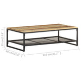 Coffee Table 110x60x35 cm Solid Reclaimed Wood 320245