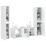 Bathroom Furniture Set 5 pcs White 33 x 34.5 x 160 cm 3406023