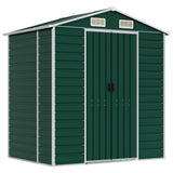 Garden Shed Green Galvanised Steel 191 x 130 x 198 cm Garden Shed 3188231