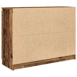 Sideboard with Drawers Old Wood 100.5x35x76 cm Engineered Wood 3328451