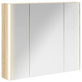 Bathroom Mirror Cabinet Sonoma Oak 83.5 x 15.5 x 70 cm 889265