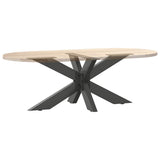 Coffee Table Leg Spider Shape Anthracite 98x58x cm Steel 4013110