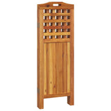 4-Panel Room Divider 162x2x115 cm Solid Wood Acacia 318548