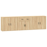 Sideboards 3 pcs Sonoma Oak Engineered Wood 3185418
