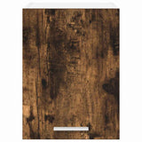 Hanging Cabinet 2 pcs Smoked Oak and White 30 x 31 x 40 cm 884123