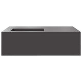 Fire Pit Black 100 x 100 x 30 cm Steel 859000