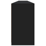 Sideboard with LED Lights Black 283x37x67 cm 3209017