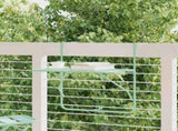 Hanging Balcony Table Folding Mint Green 60 x 39 x 65 cm Steel 42008080