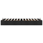Ottoman Bed Frame without Mattress Black Single Fabric 3310918