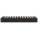 Ottoman Bed Frame without Mattress Black Single Fabric 3310918